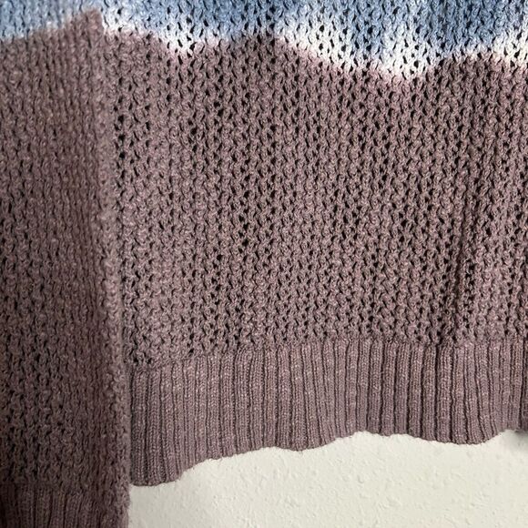 Knox Rose Purple Tie Dye Rainbow Sweater Size L - Picture 7 of 10